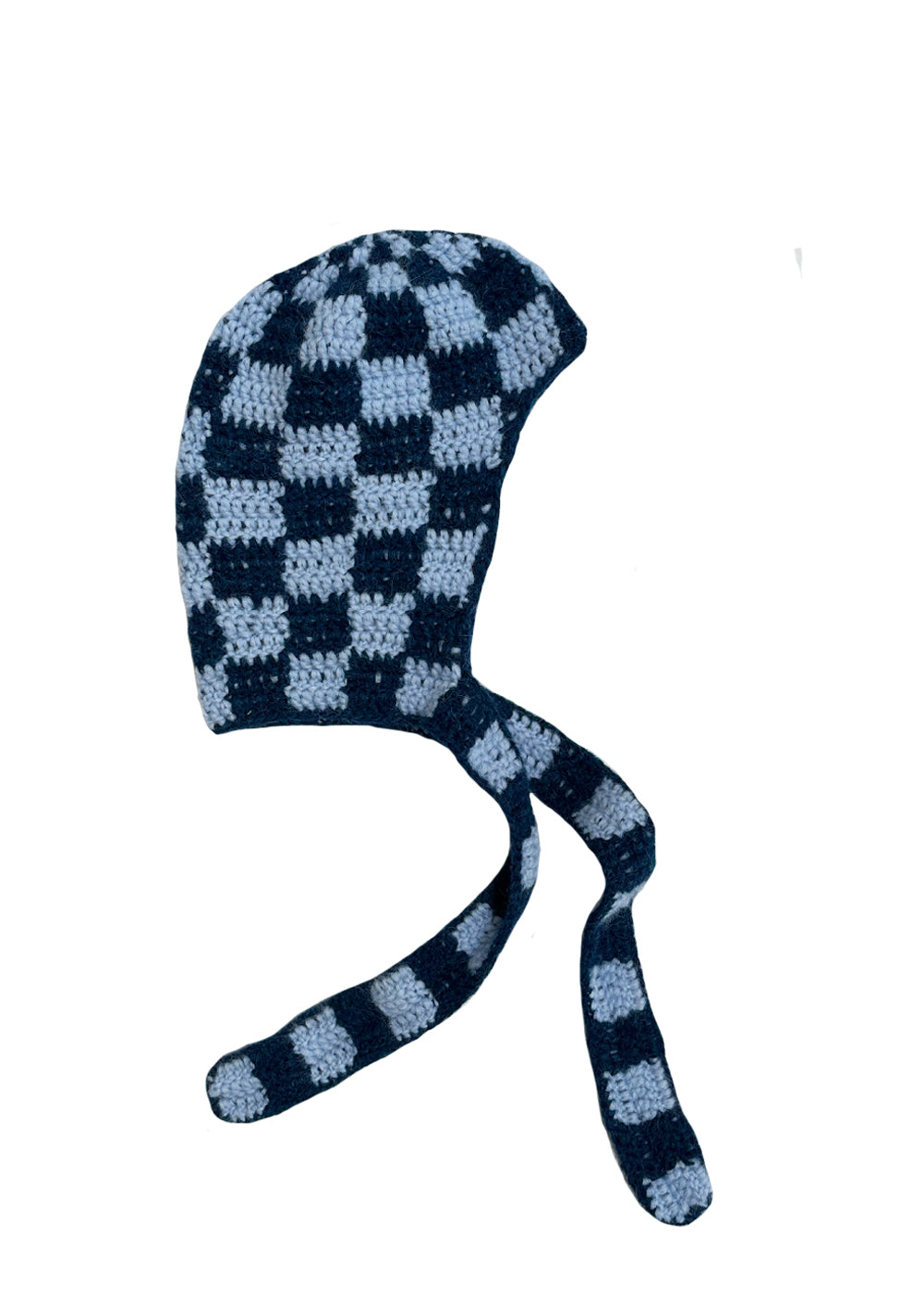 Crochet Hood (blue/light blue)