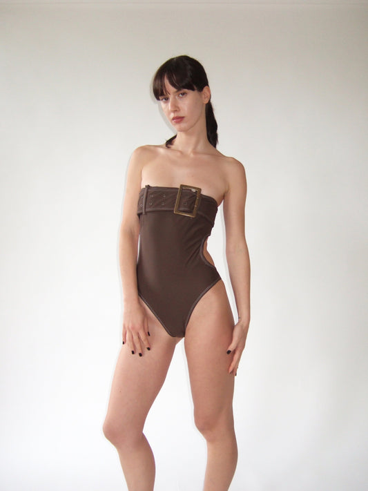 Bandera Swimsuit in Brown