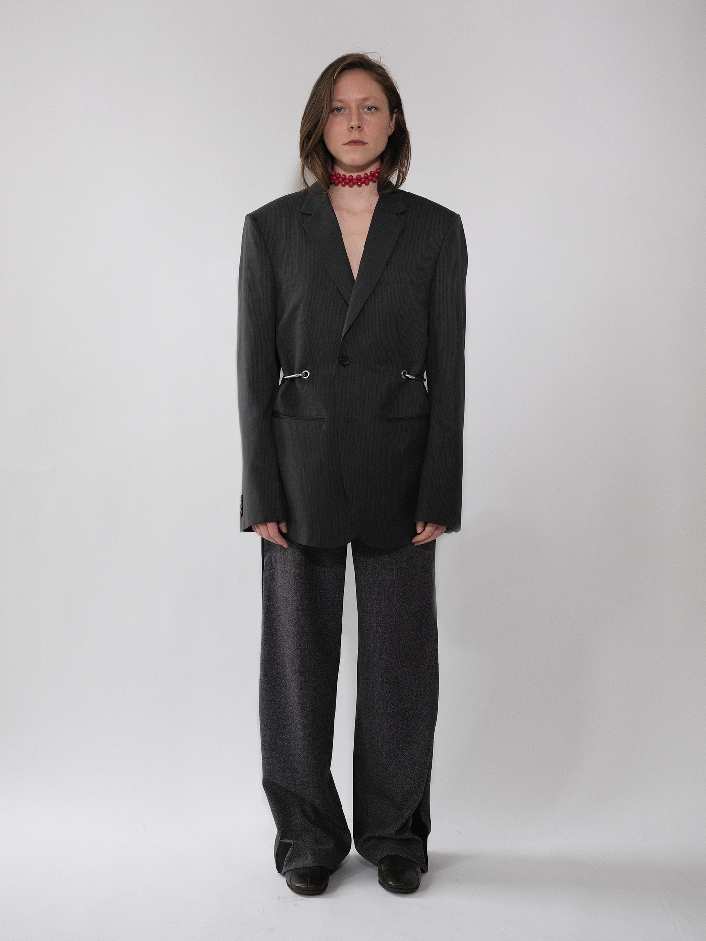Slate Hardware Front Blazer