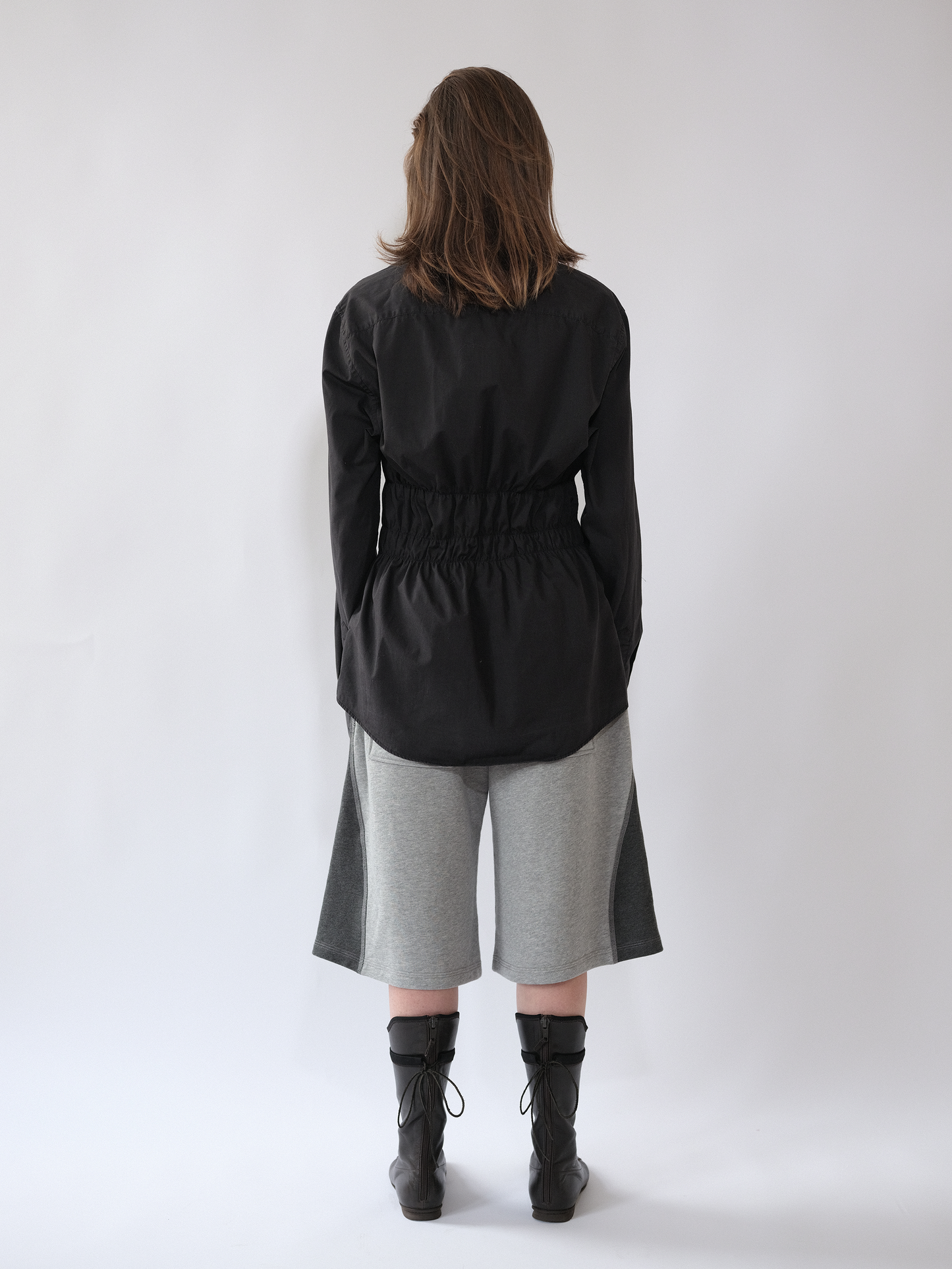 Black Elastic Shirt