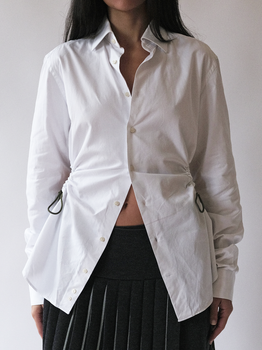 White Cinch Shirt