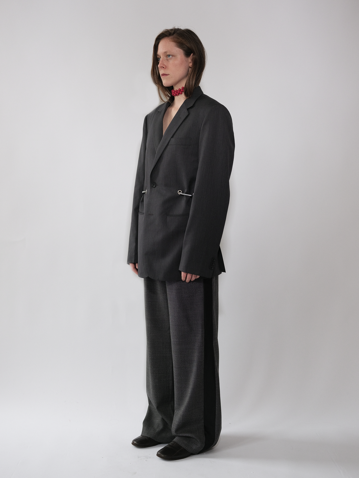 Slate Hardware Front Blazer