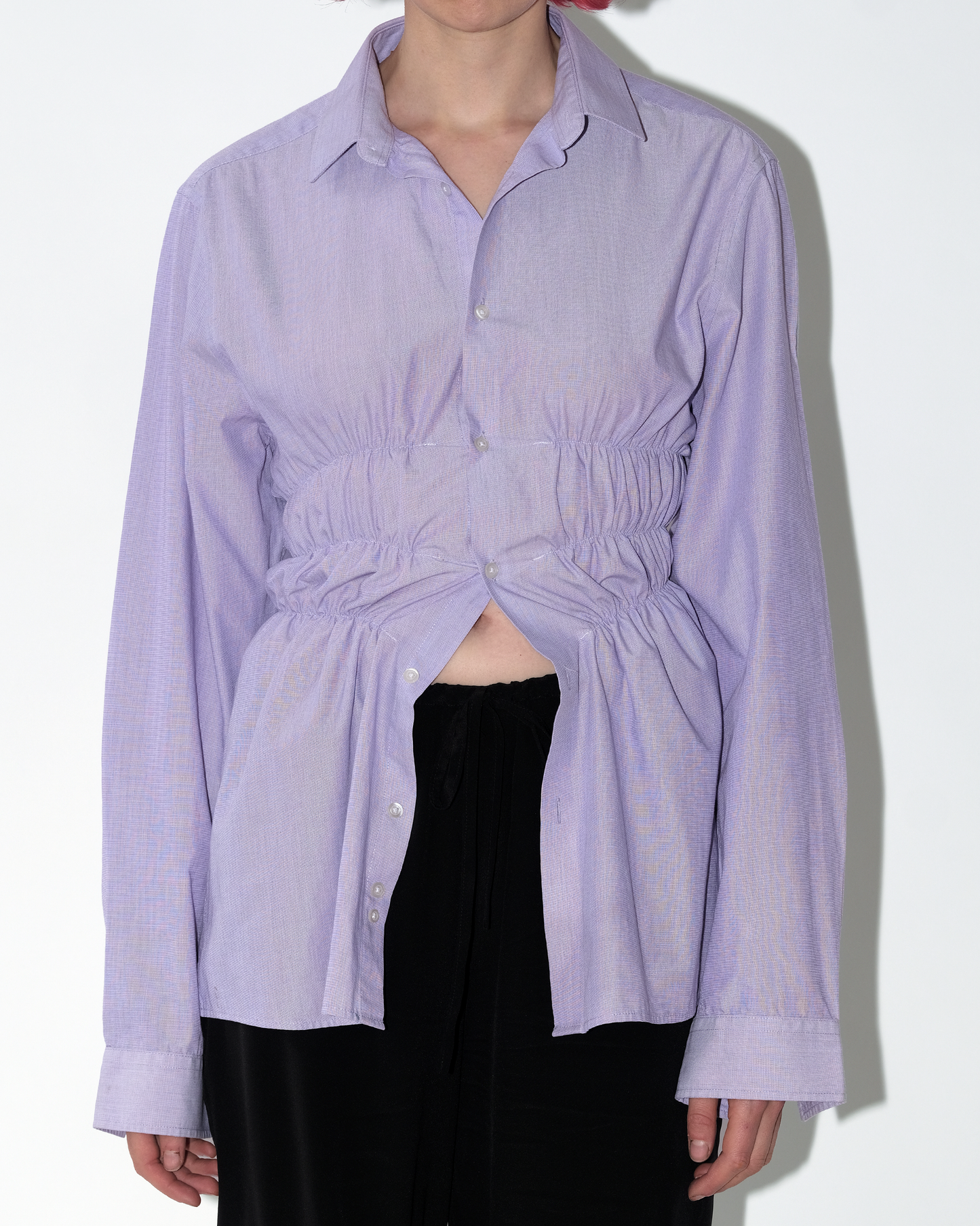 Purple Elastic Shirt