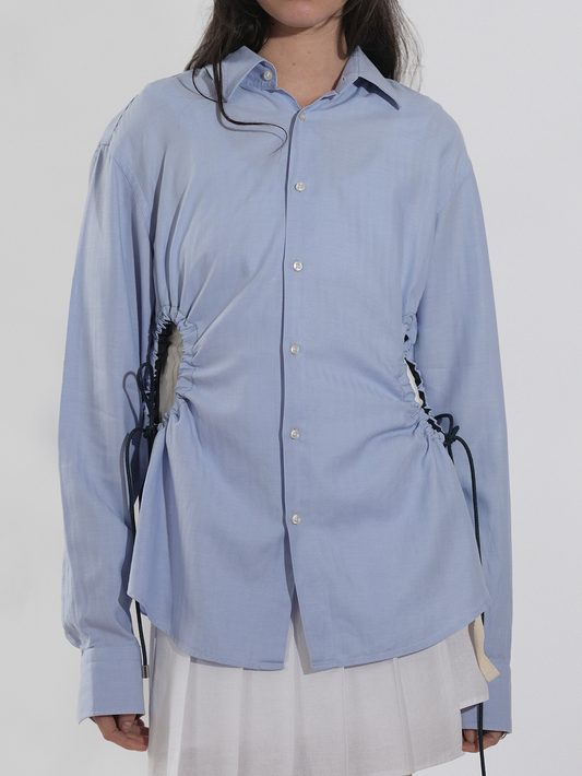 Sky Blue Cinch Shirt