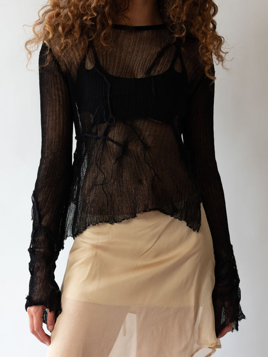 Scrunched Long Sleeves