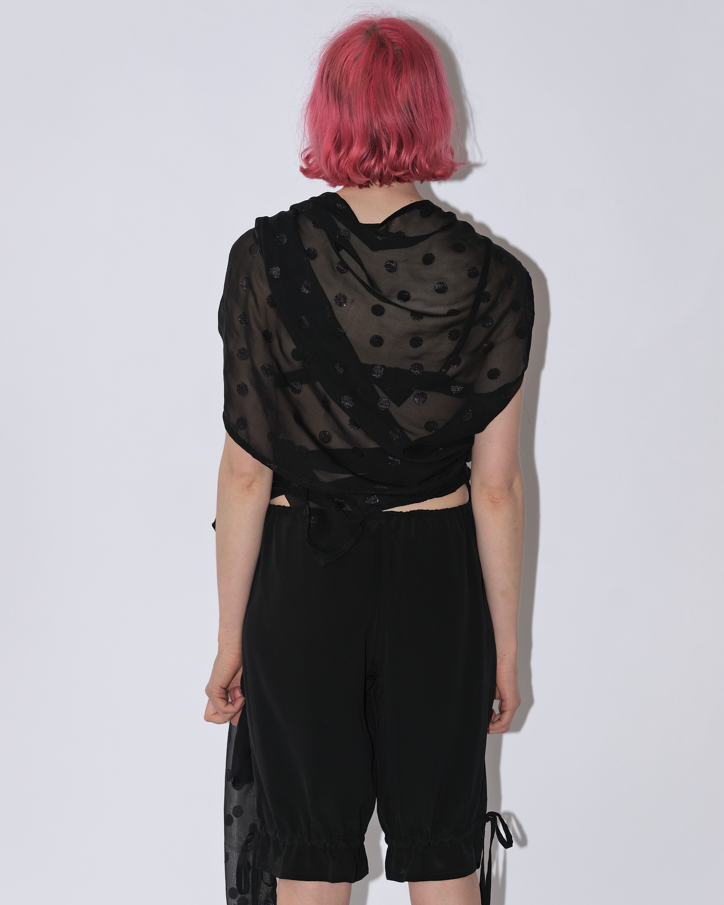 Eva Top- Black Spotty