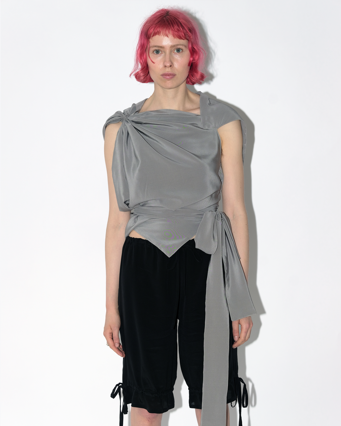 Eva Top in Soft Grey