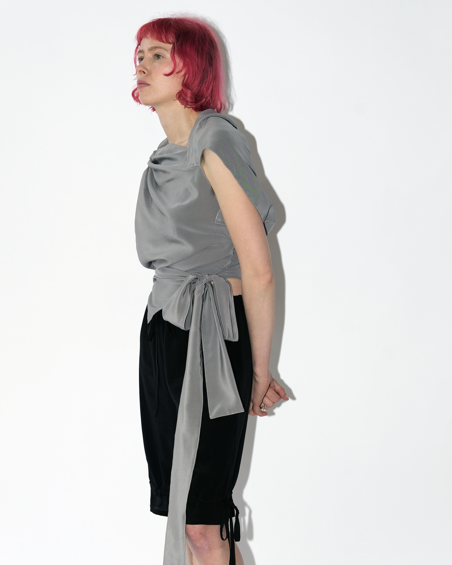 Eva Top in Soft Grey
