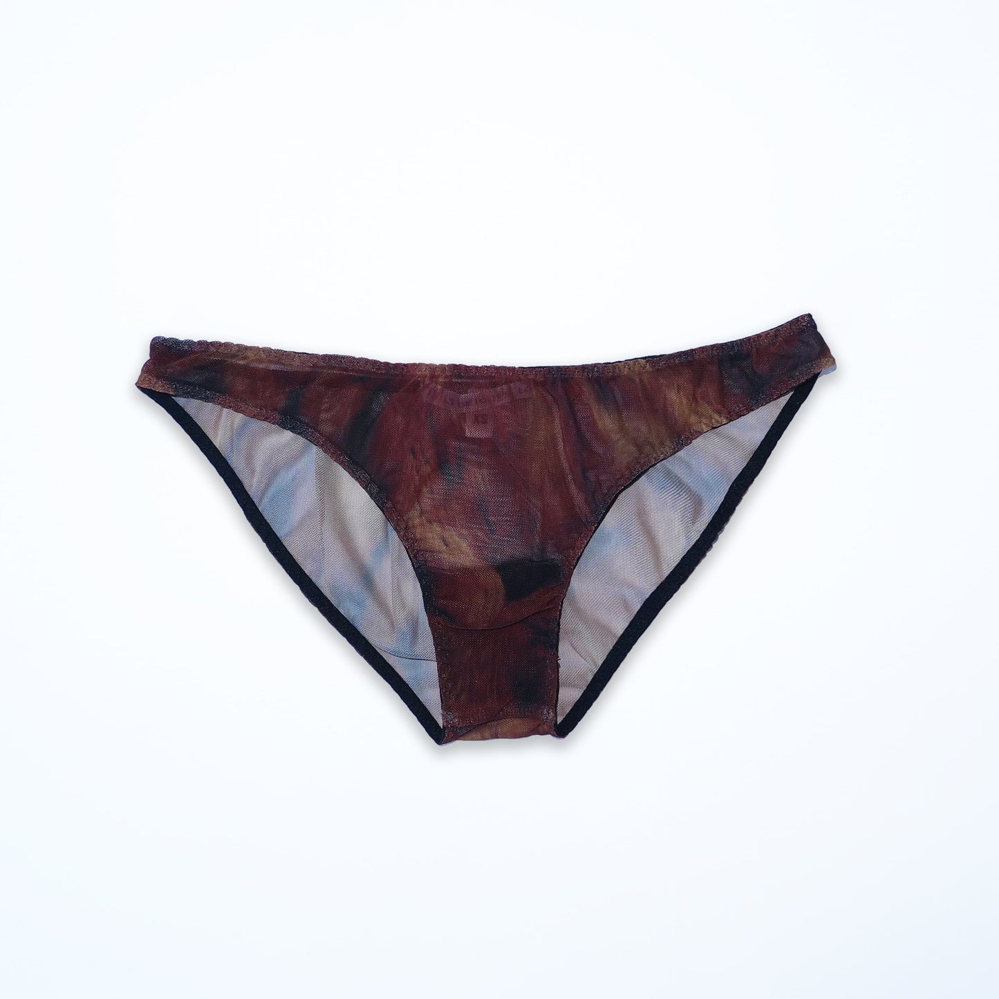 Faux 'Fur' Mesh Knickers