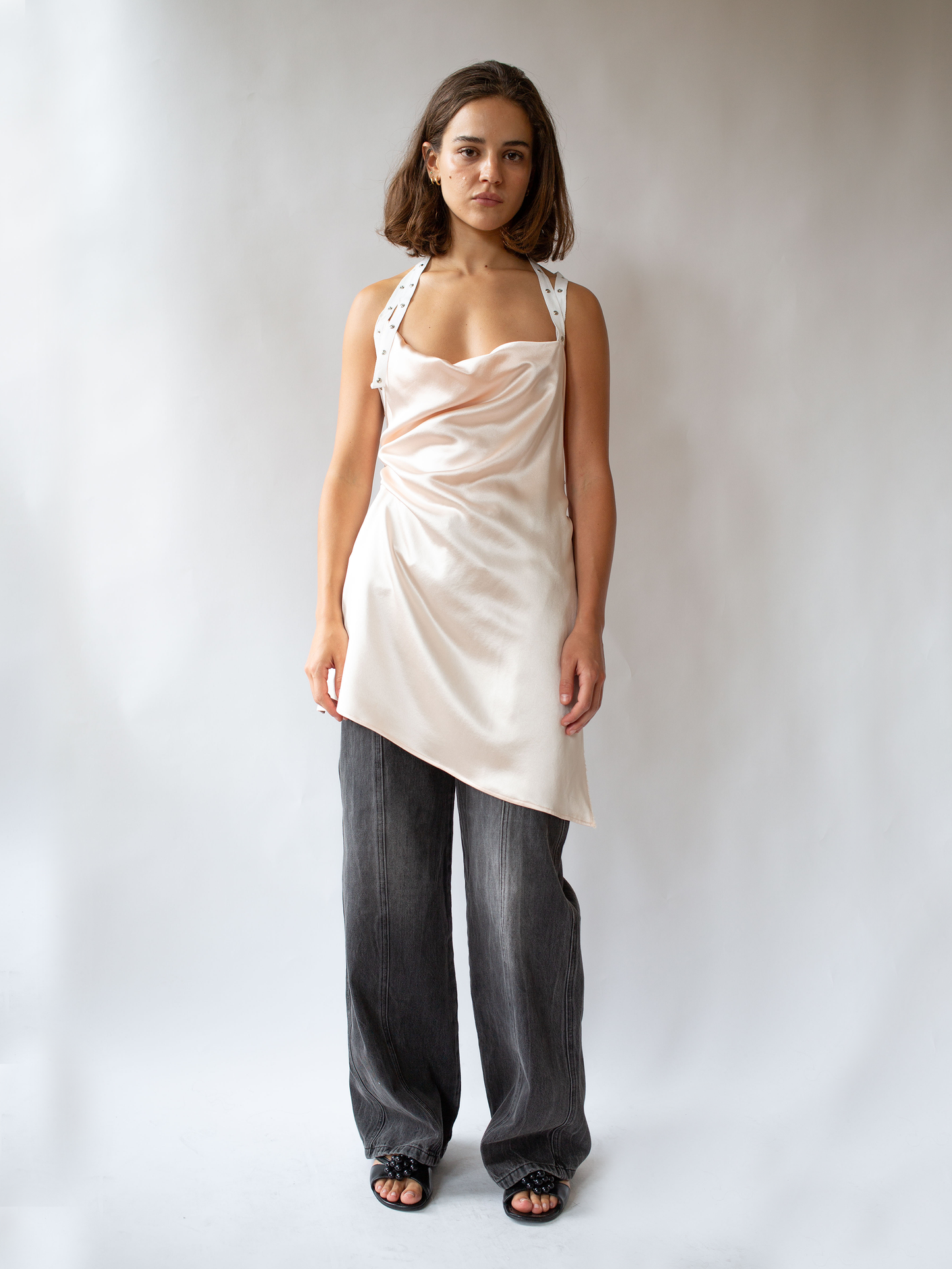 Liquid Silk Popper Top