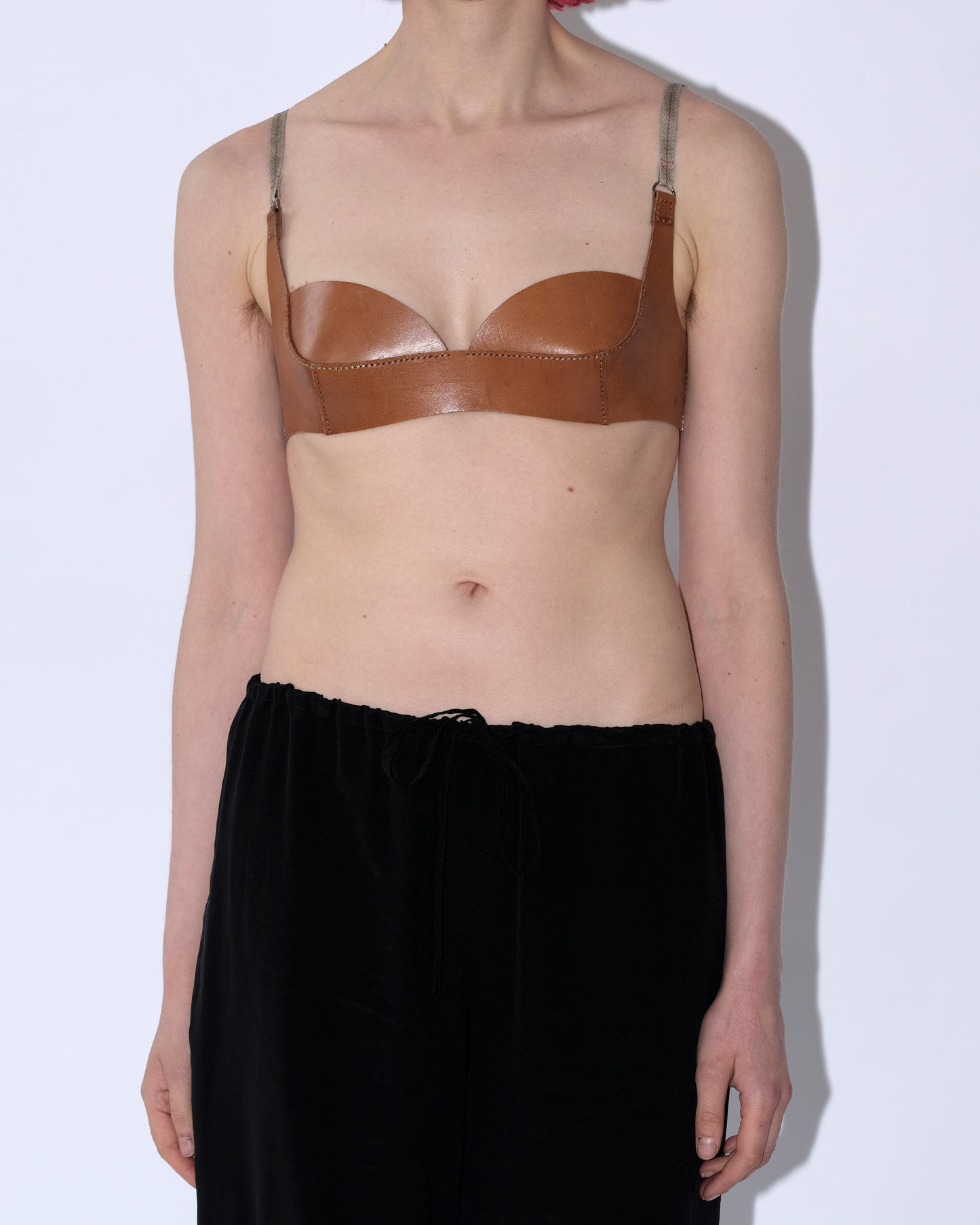 The Leather Satchel Bra top