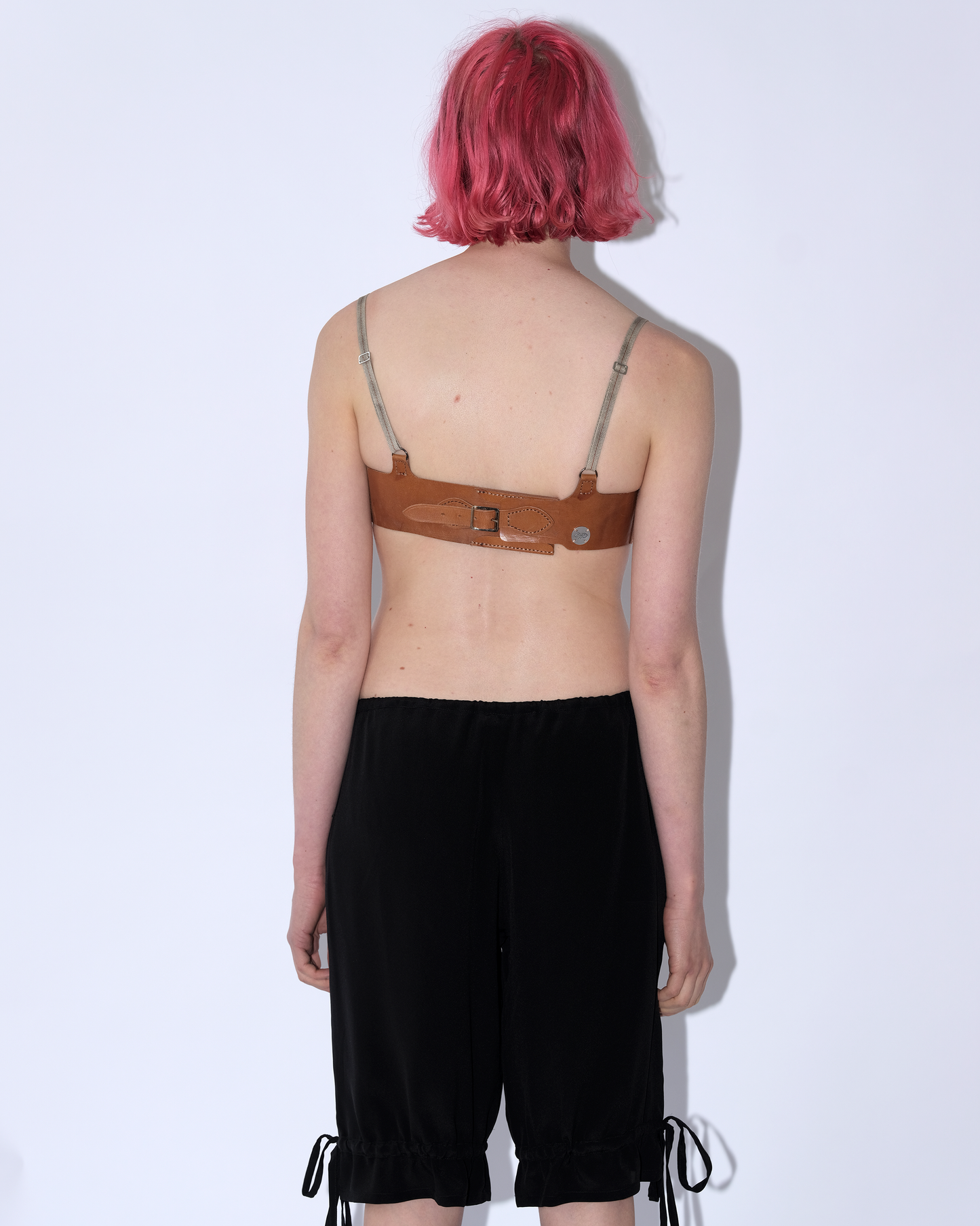 The Leather Satchel Bra top