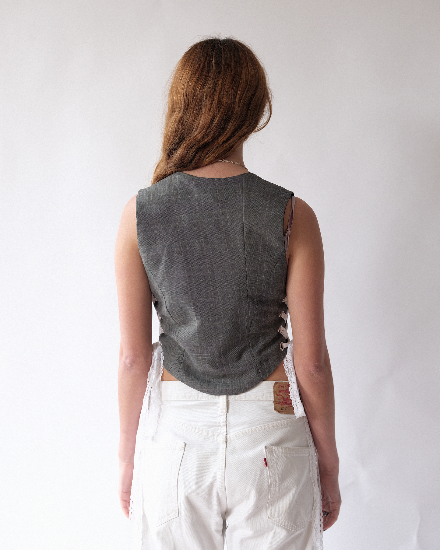 Grey Sexretary Corset
