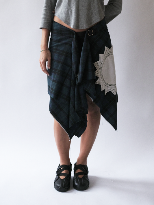 The Unhinged Skirt Green