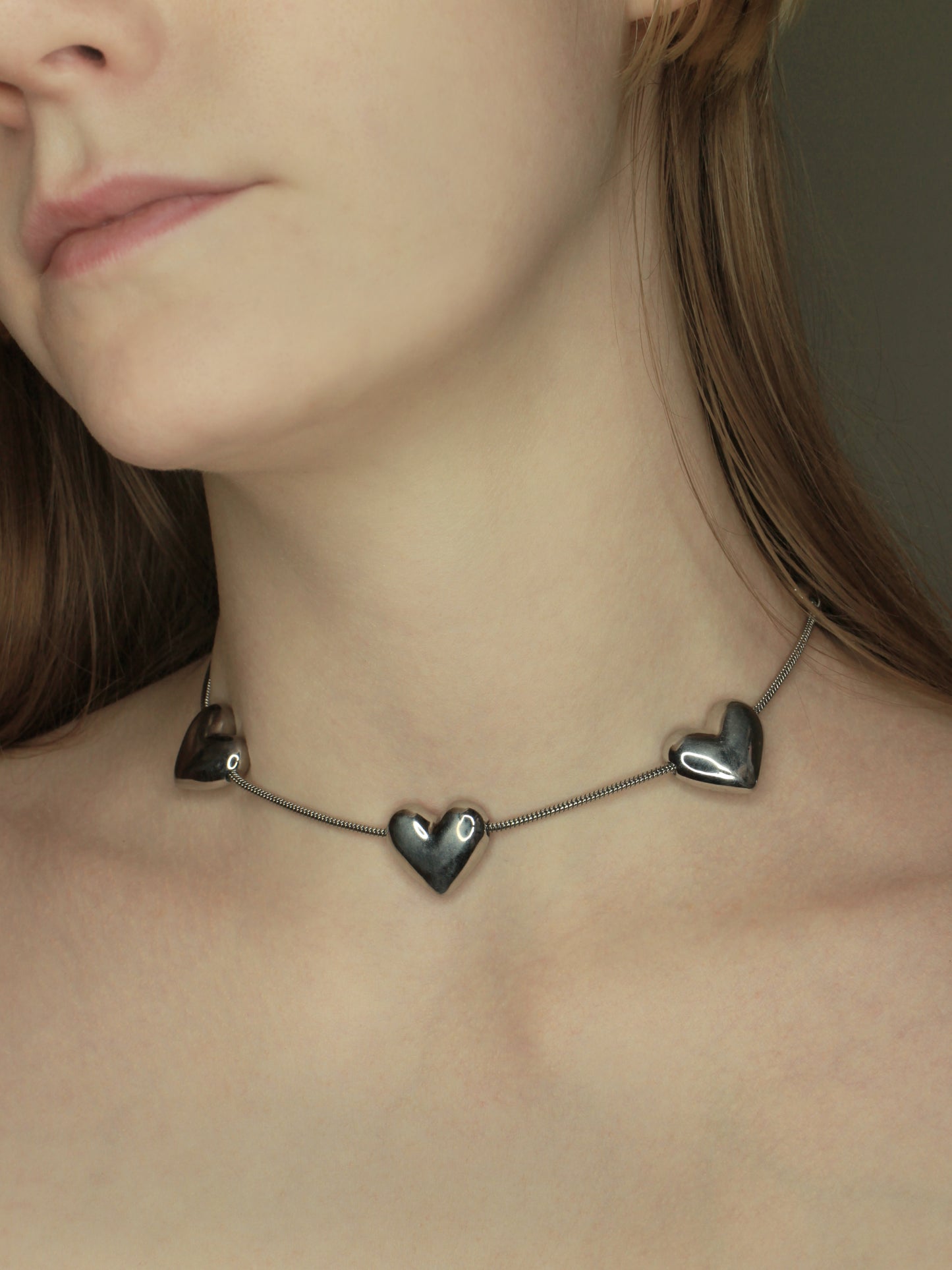 Heart String Necklace
