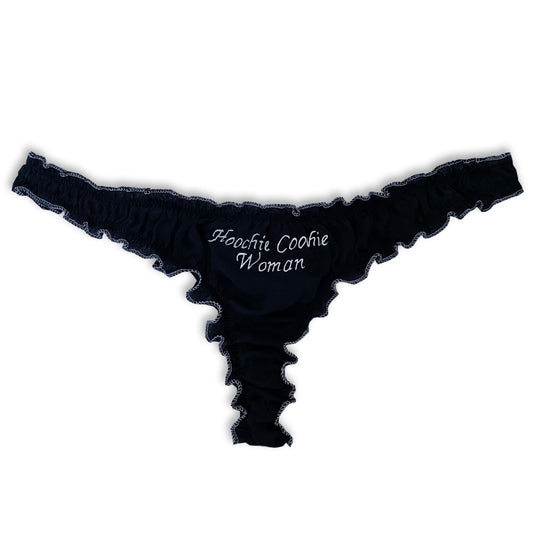 'Hoochie Coochie Woman' Silk Thong