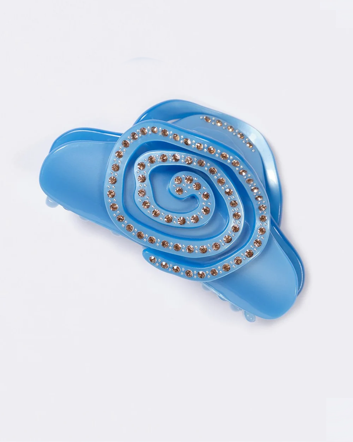 Crystal Rose Claw - Denim