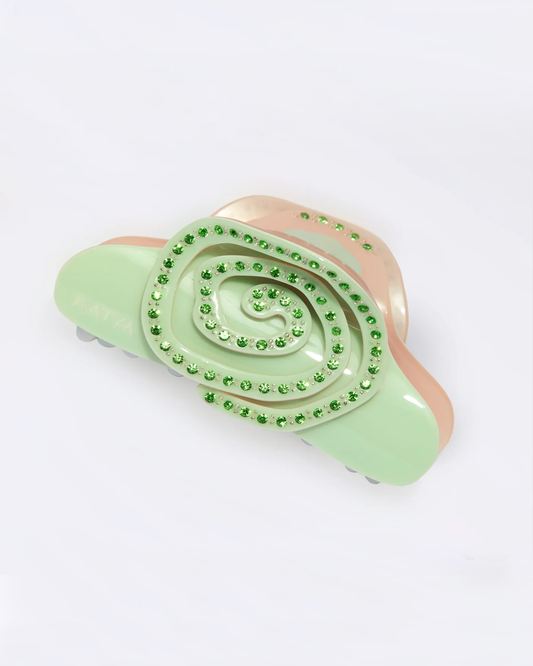 Crystal Rose Claw - Pistachio