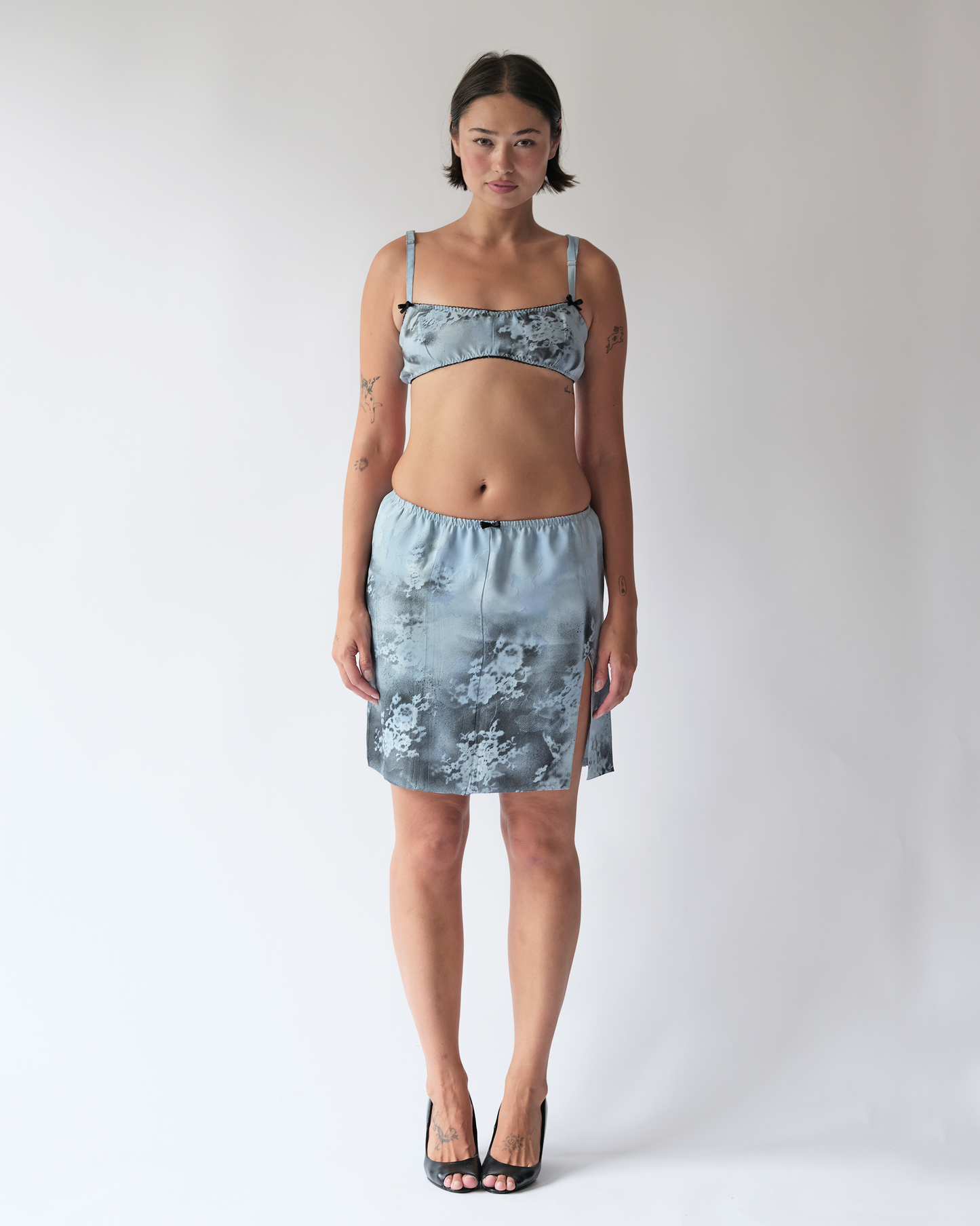 Neglige Skirt Blue/Black