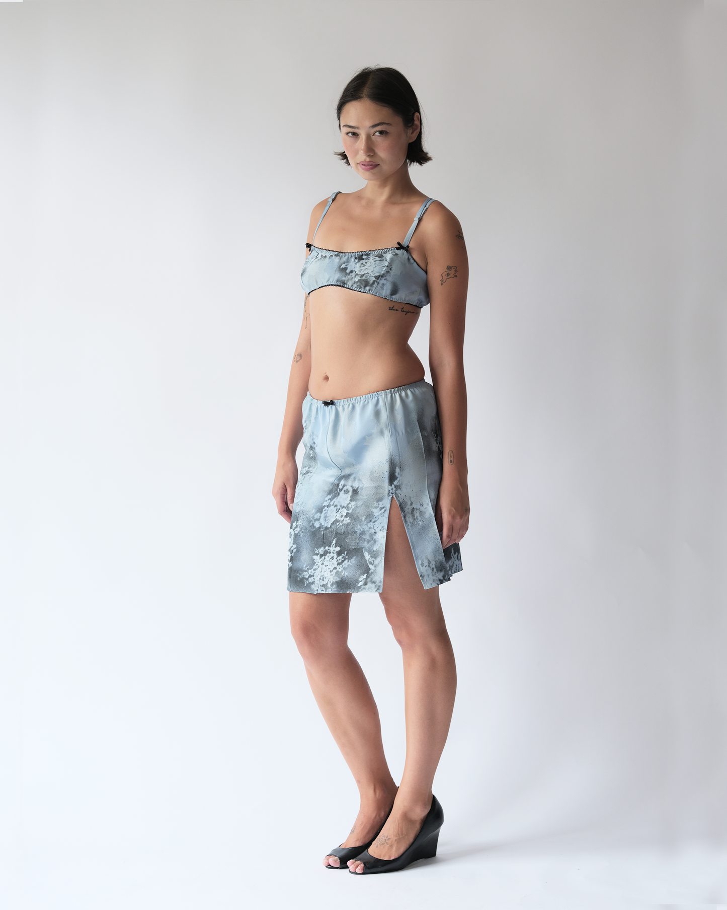 Neglige Skirt Blue/Black