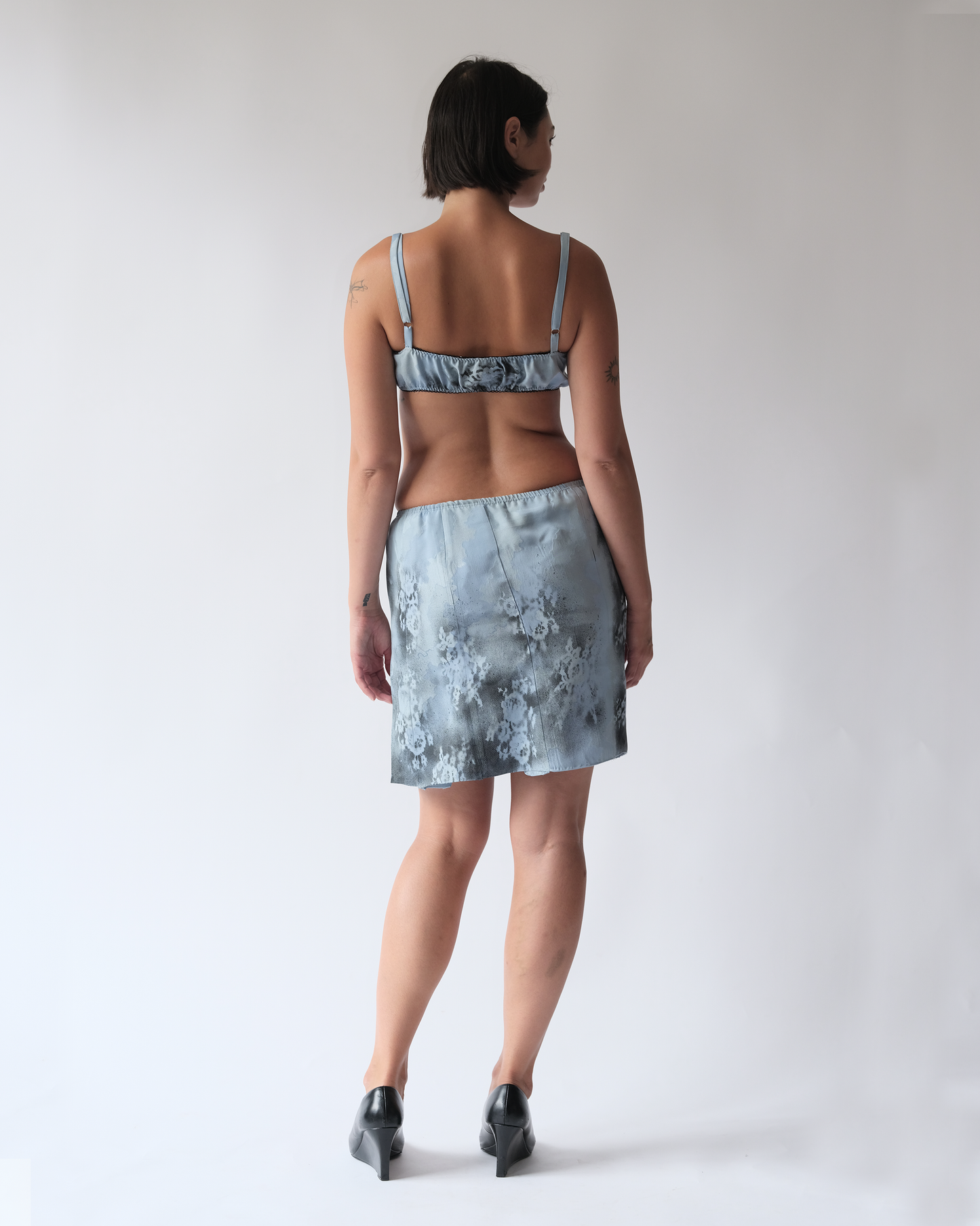 Neglige Skirt Blue/Black