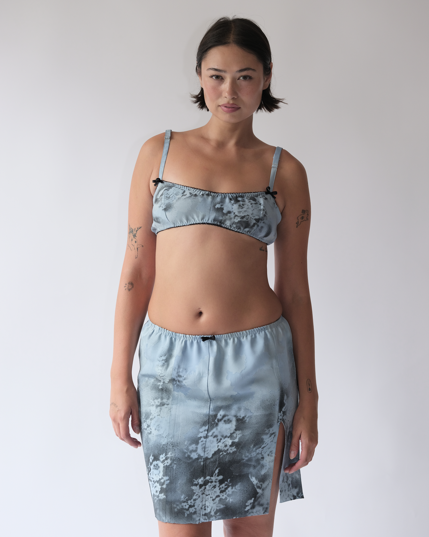 Neglige Skirt Blue/Black