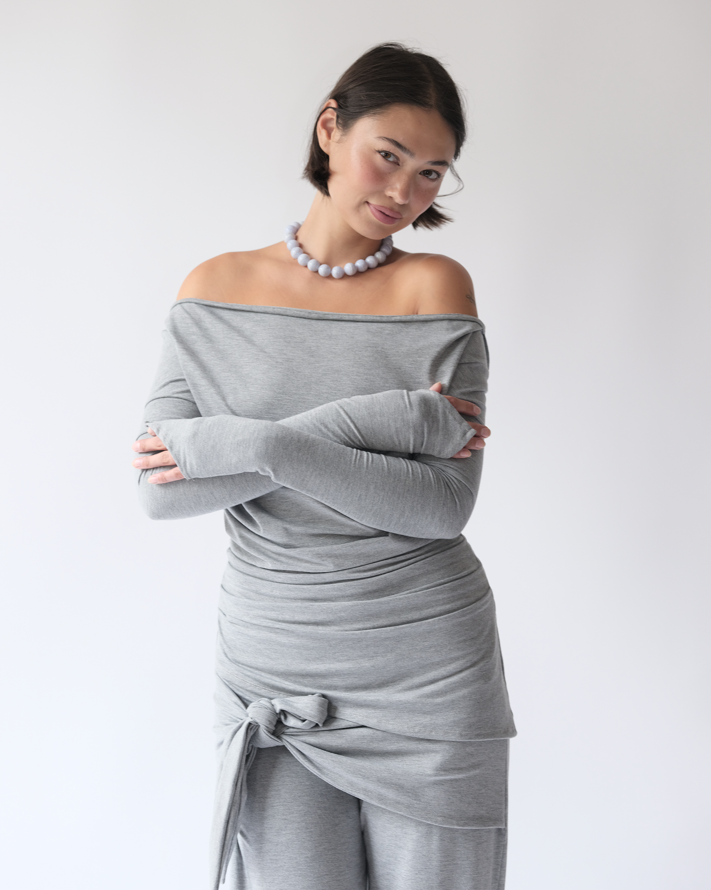 Knight Top Light Grey