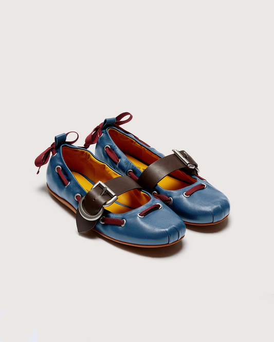 Sylvie Ballet Flat Blue