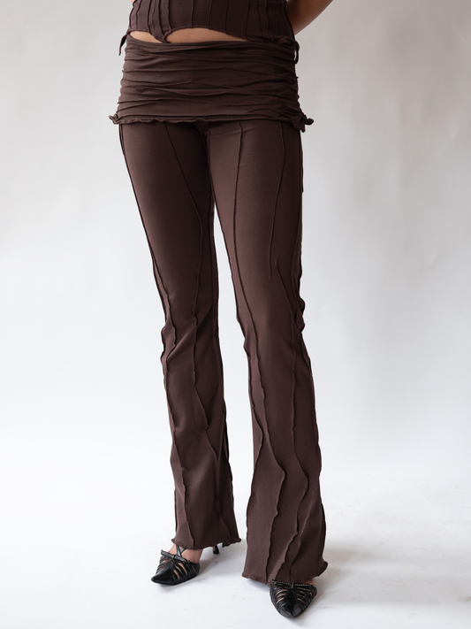 Skirt Trousers Brown