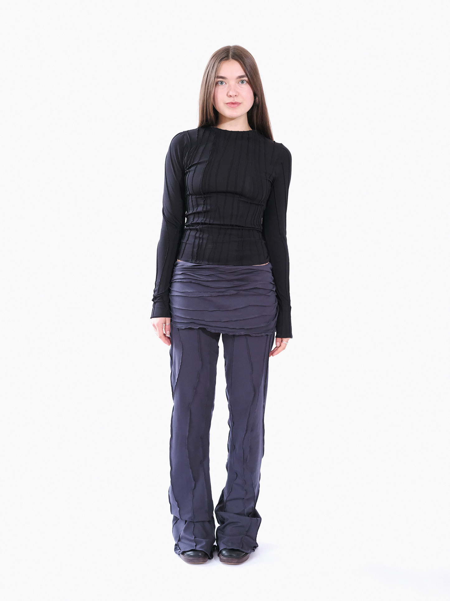 Classy Long Sleeve Top Black