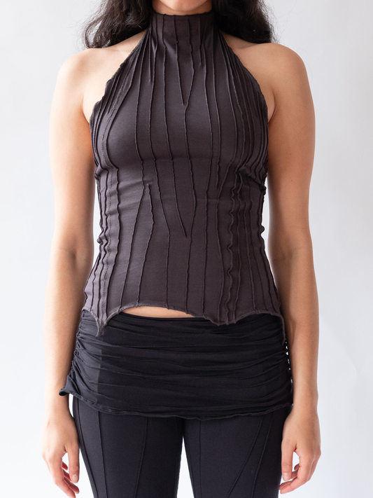 Halter Top Charcoal