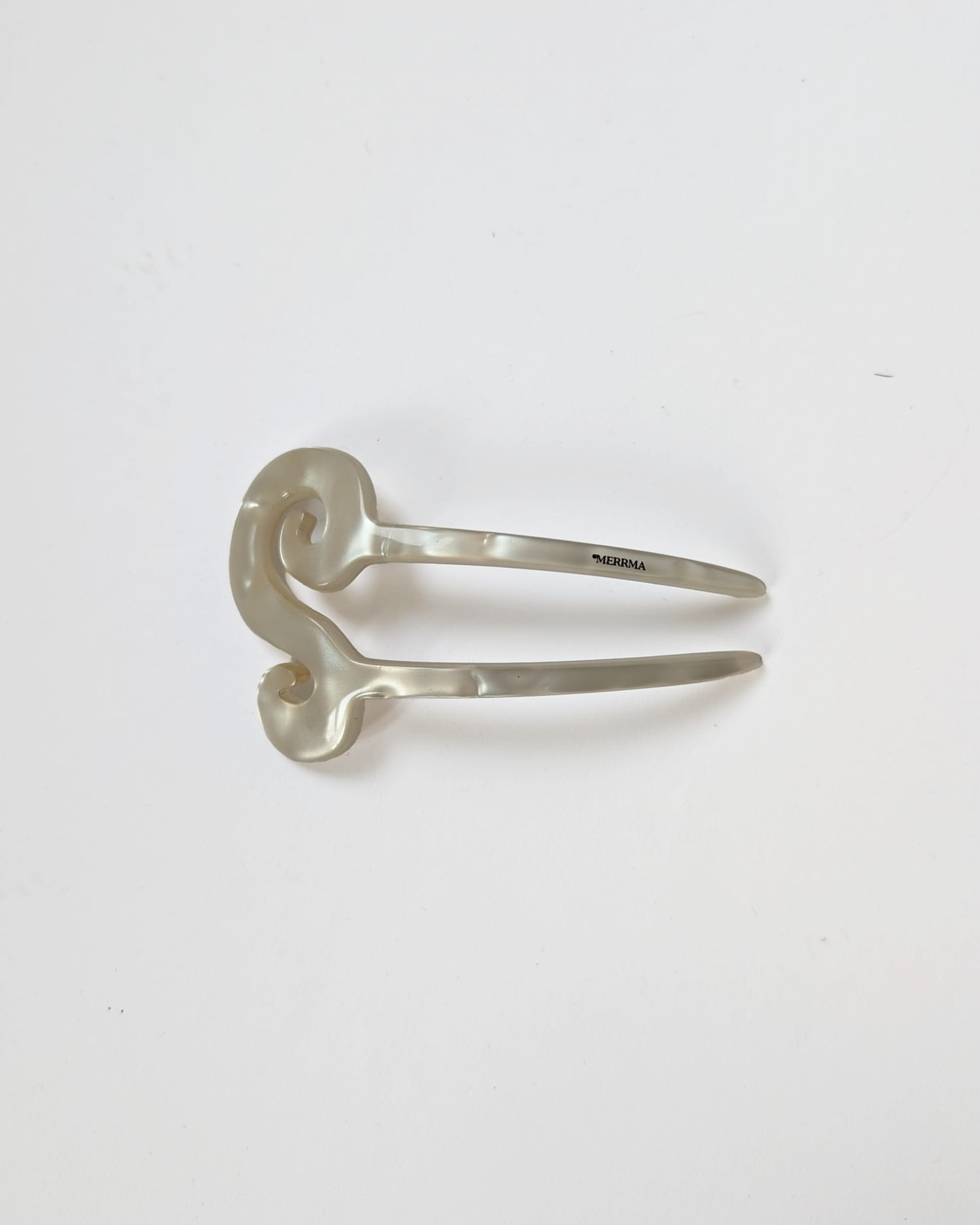 Pearl Spiral French Clip