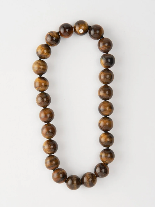 Spheres Necklace - Tigers Eye