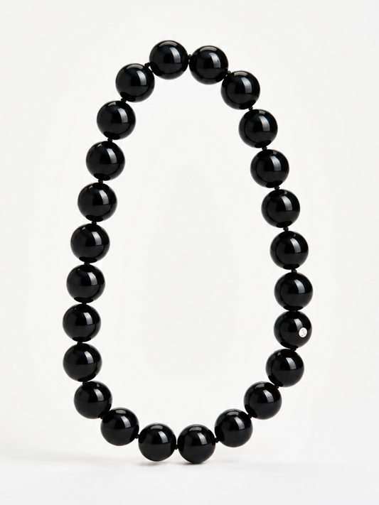 Spheres Necklace - Onyx
