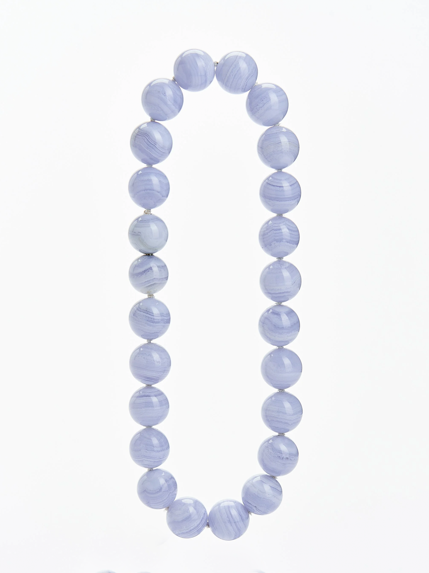 Spheres Necklace - Chalcedony
