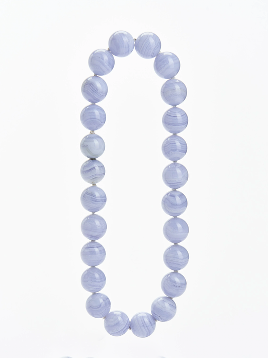 Spheres Necklace - Chalcedony