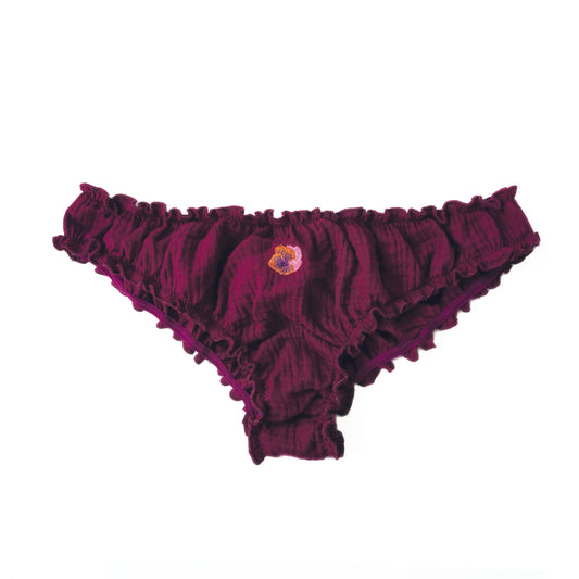 Purple Pansy Knickers