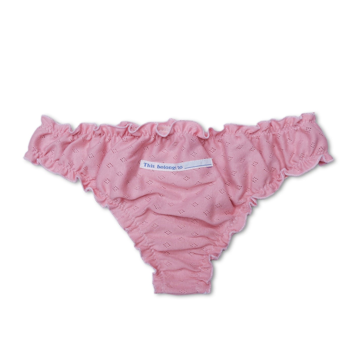 Pink Pointelle Knickers