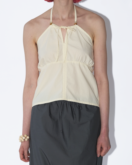 Bead halter - yellow