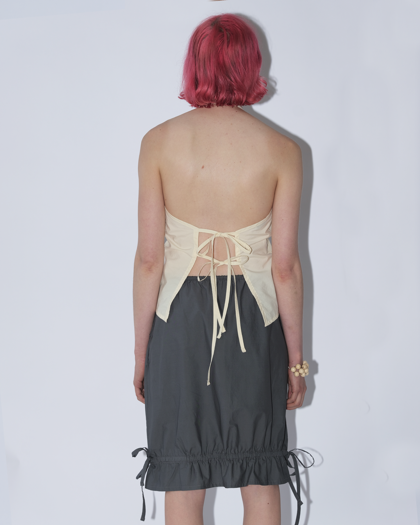 Bead halter - yellow