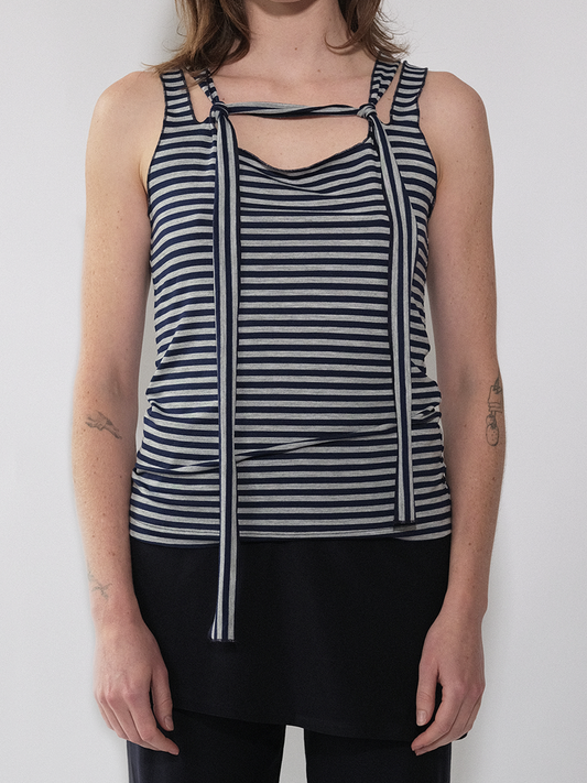 Linea rope vest striped