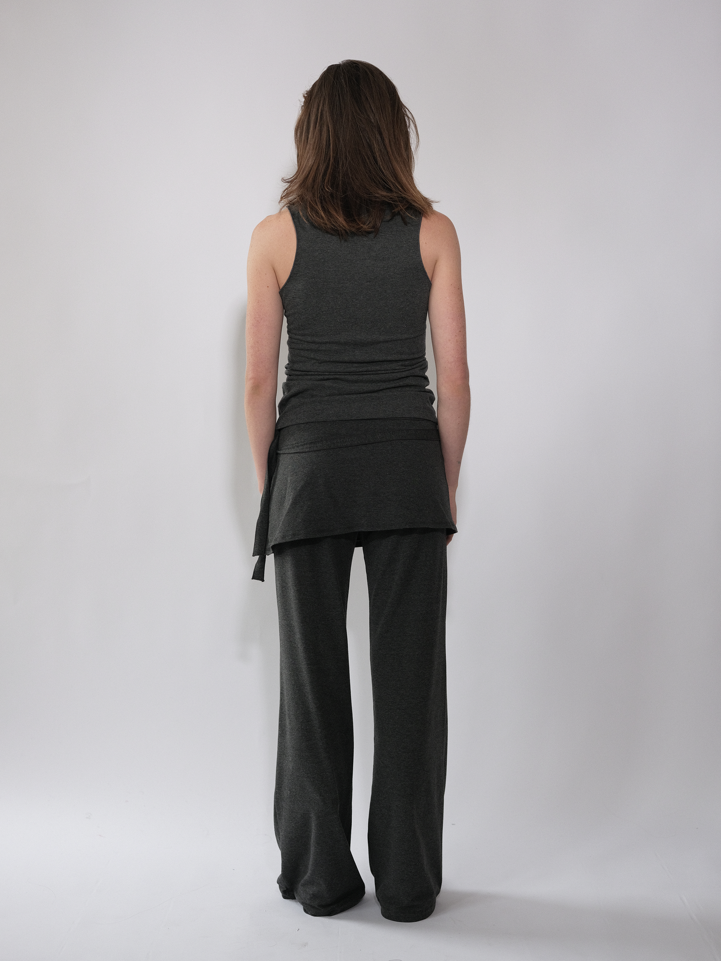 Linea Rope Vest Charcoal