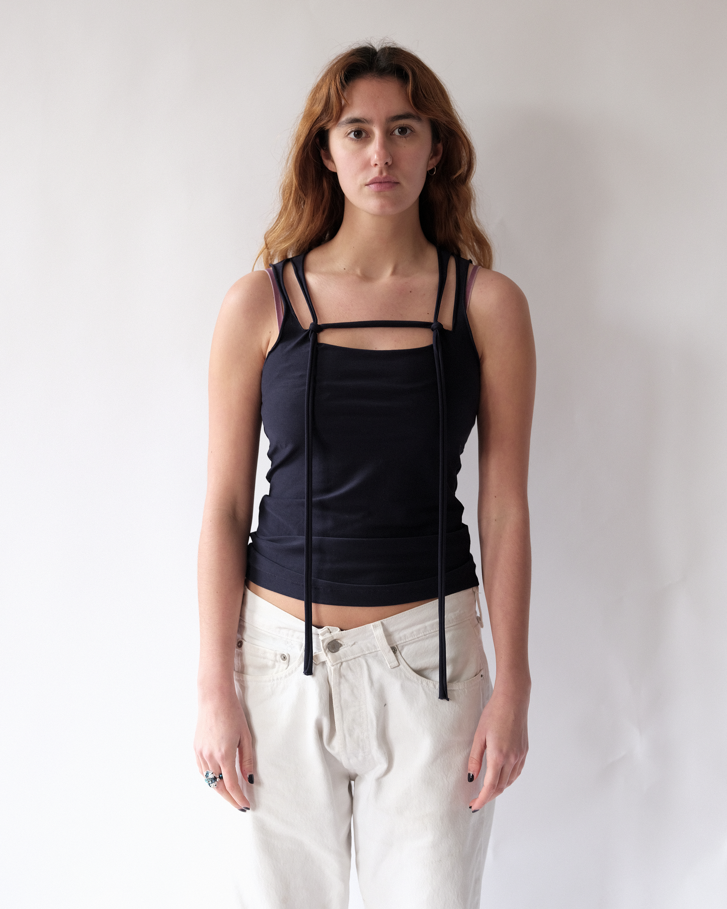 Linea rope vest navy