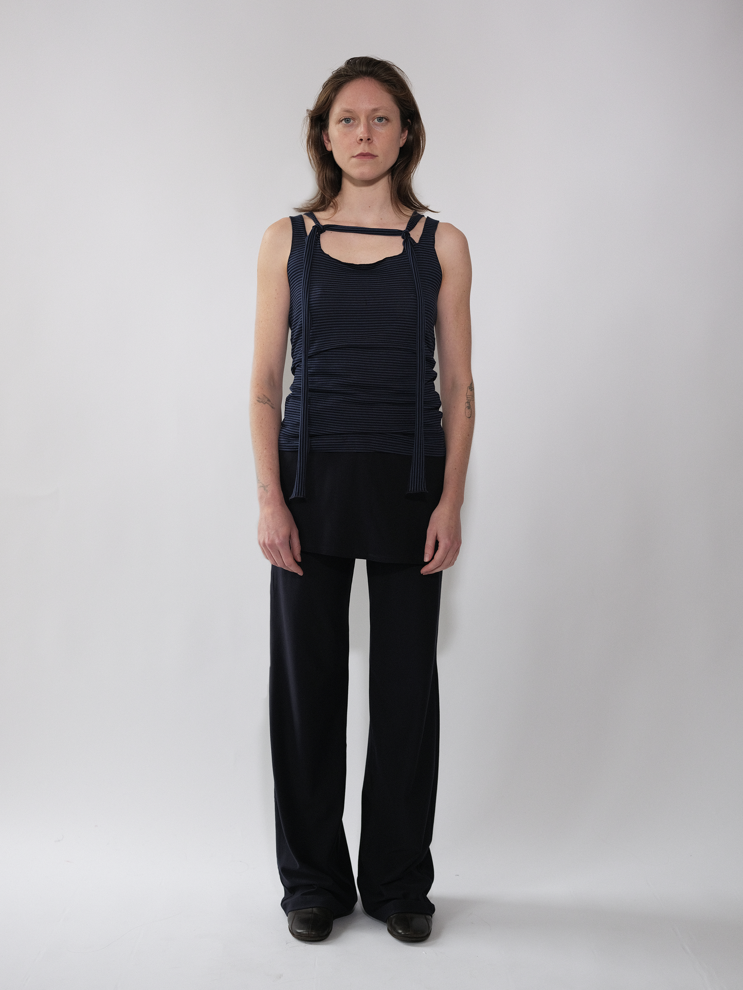 Linea rope vest navy
