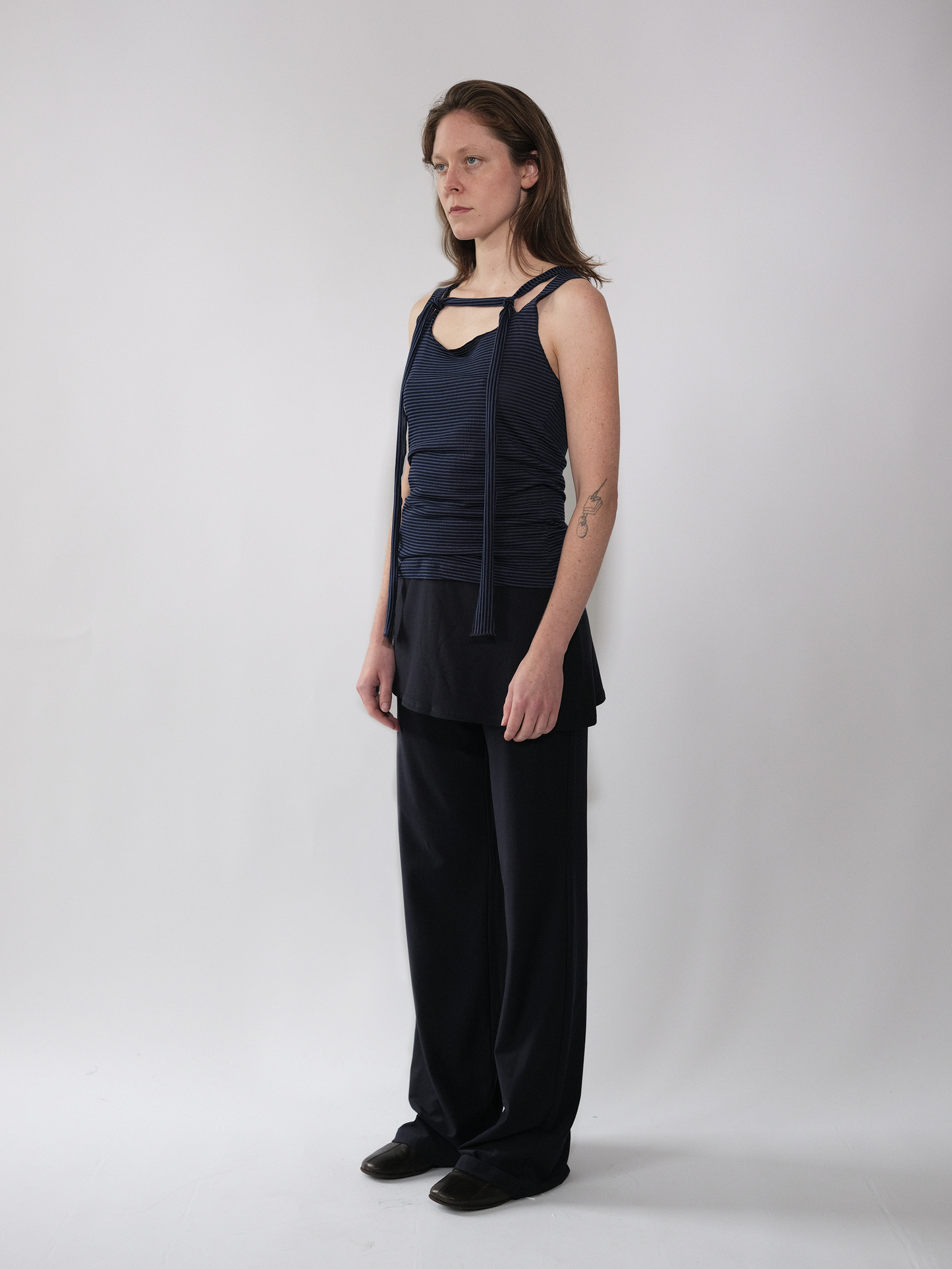 Linea rope vest navy