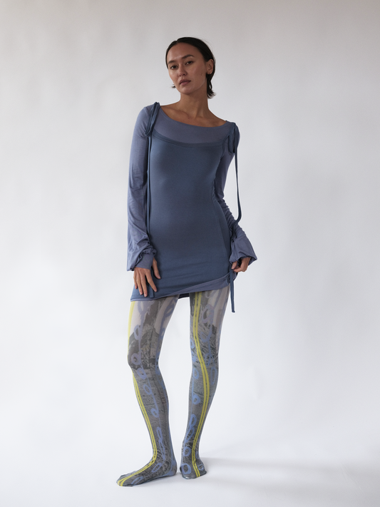 Layered Mini Dress - Orca