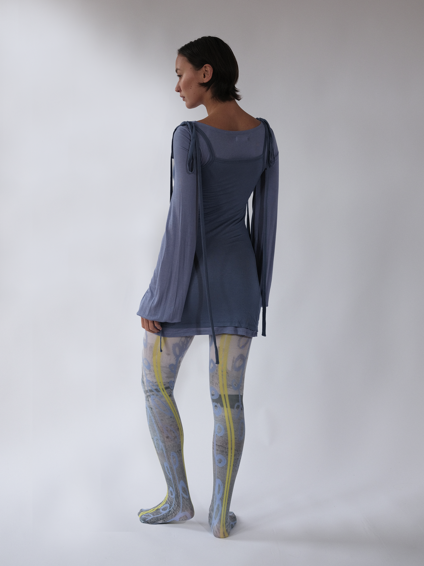 Layered Mini Dress - Orca