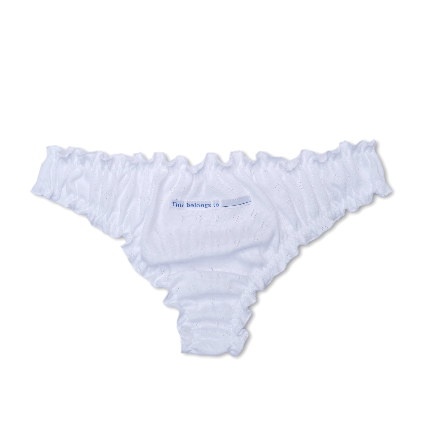 White Pointelle Knickers