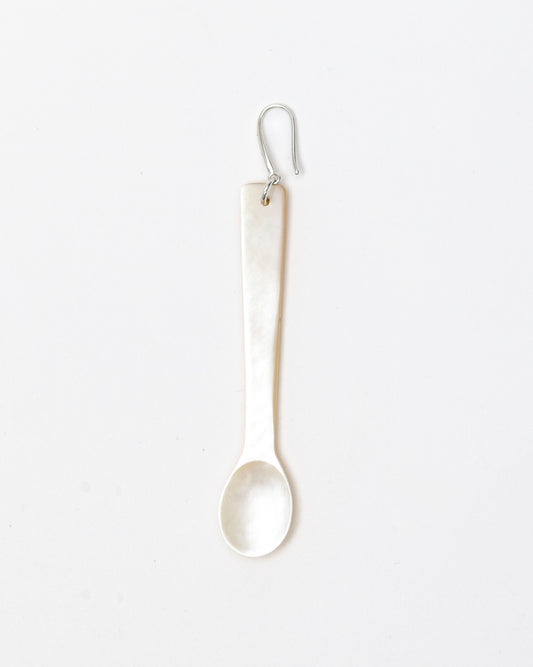 Mother Of Pearl Spoon Earring